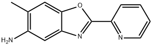 5-Benzoxazolamine, 6-methyl-2-(2-pyridinyl)- Structure