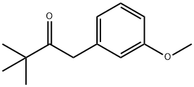 2-Butanone, 1-(3-methoxyphenyl)-3,3-dimethyl- 구조식 이미지
