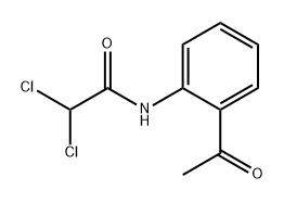 Acetamide, N-(2-acetylphenyl)-2,2-dichloro- Structure