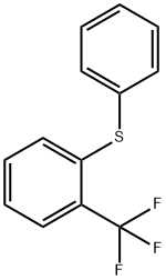 Benzene, 1-(phenylthio)-2-(trifluoromethyl)- 구조식 이미지