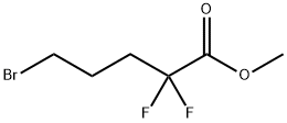 Pentanoic acid, 5-bromo-2,2-difluoro-, methyl ester Structure