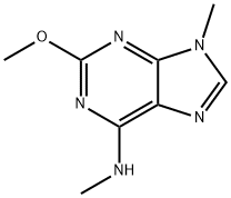 2-Methoxy-N,9-dimethyl-9H-purin-6-amine Structure