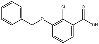 Benzoic acid, 2-chloro-3-(phenylmethoxy)- Structure