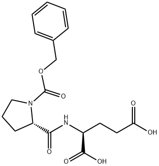 L-Glutamic acid, N-[1-[(phenylmethoxy)carbonyl]-L-prolyl]- (9CI) Structure