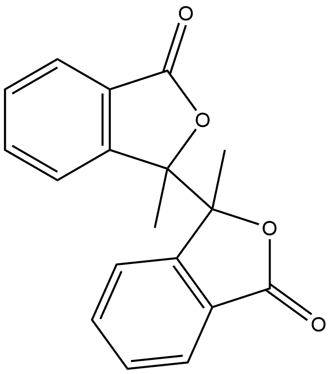 1,1'-Dimethyl-[1,1'-biisobenzofuran]-3,3'(1H,1'H)-dione Structure