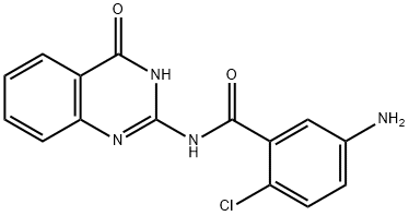 5-Amino-2-chloro-N-(4-oxo-1,4-dihydroquinazolin-2-yl)benzamide Structure