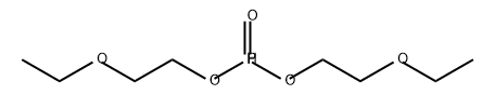 Phosphonic acid bis(2-ethoxyethyl) ester 구조식 이미지