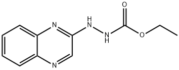 Ethyl 2-(quinoxalin-2-yl)hydrazinecarboxylate 구조식 이미지