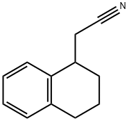 2-(1,2,3,4-Tetrahydronaphthalen-1-yl)acetonitrile 구조식 이미지