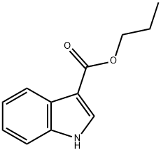 Propyl 1H-indole-3-carboxylate 구조식 이미지