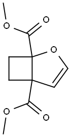 2-Oxabicyclo[3.2.0]hept-3-ene-1,5-dicarboxylic acid, 1,5-dimethyl ester Structure