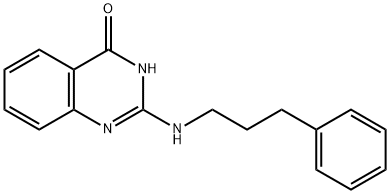 2-((3-Phenylpropyl)amino)quinazolin-4(1H)-one 구조식 이미지