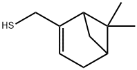 Bicyclo[3.1.1]hept-2-ene-2-methanethiol, 6,6-dimethyl- Structure