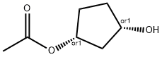 1,3-Cyclopentanediol, monoacetate, (1R,3S)-rel- (9CI) Structure