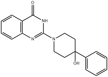 2-(4-Hydroxy-4-phenylpiperidin-1-yl)quinazolin-4(1H)-one Structure