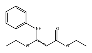2-Propenoic acid, 3-ethoxy-3-(phenylamino)-, ethyl ester Structure