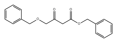 Butanoic acid, 3-oxo-4-(phenylmethoxy)-, phenylmethyl ester 구조식 이미지