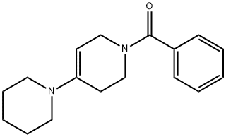 Methanone, [3,6-dihydro-4-(1-piperidinyl)-1(2H)-pyridinyl]phenyl- Structure