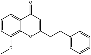 8-Methoxy-2-phenethyl-4H-chromen-4-one 구조식 이미지