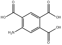 1,2,4-Benzenetricarboxylic acid, 5-amino- Structure