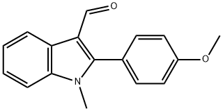 2-(4-Methoxyphenyl)-1-methyl-1H-indole-3-carbaldehyde Structure