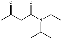 Butanamide, N,N-bis(1-methylethyl)-3-oxo- Structure