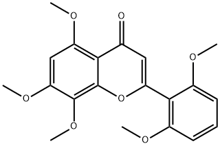 2-(2,6-Dimethoxyphenyl)-5,7,8-trimethoxy-4H-chromen-4-one Structure