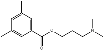 Benzoic acid, 3,5-dimethyl-, 3-(dimethylamino)propyl ester Structure