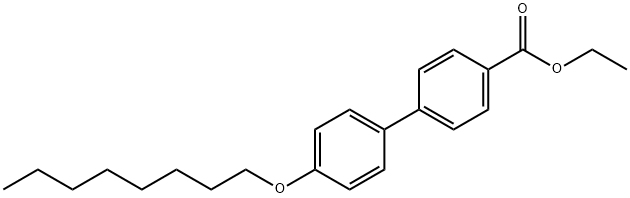 [1,1'-Biphenyl]-4-carboxylic acid, 4'-(octyloxy)-, ethyl ester Structure