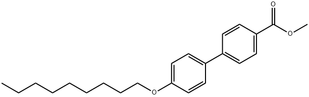 [1,1'-Biphenyl]-4-carboxylic acid, 4'-(nonyloxy)-, methyl ester 구조식 이미지