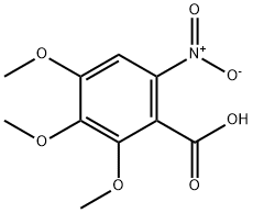 Benzoic acid, 2,3,4-trimethoxy-6-nitro- Structure