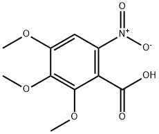 Benzoic acid, 2,3,4-trimethoxy-6-nitro- 구조식 이미지