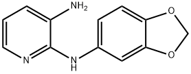 2,3-Pyridinediamine, N2-1,3-benzodioxol-5-yl- Structure