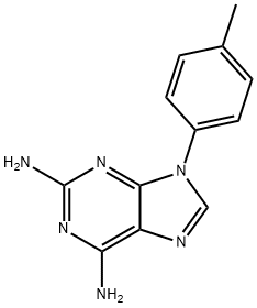 9-(p-Tolyl)-9H-purine-2,6-diamine 구조식 이미지
