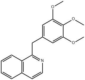 1-(3,4,5-Trimethoxybenzyl)isoquinoline Structure