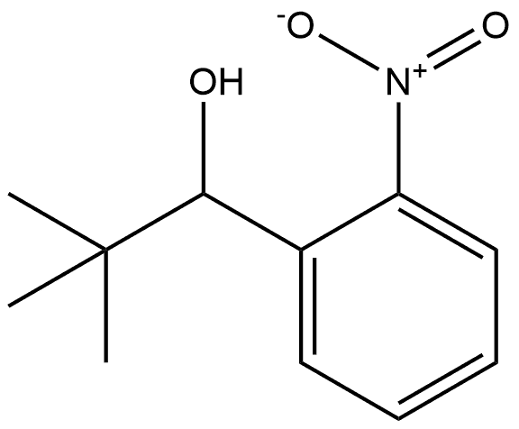 Benzenemethanol, α-(1,1-dimethylethyl)-2-nitro- 구조식 이미지