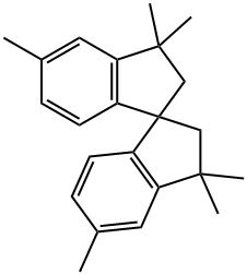 3,3,3'',3'',5,5''-Hexamethyl-2,2'',3,3''-tetrahydro-1,1''-spirobi[indene] Structure