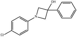 1-(4-Chlorophenyl)-3-phenylazetidin-3-ol 구조식 이미지