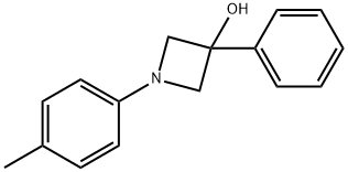 3-Azetidinol, 1-(4-methylphenyl)-3-phenyl- Structure