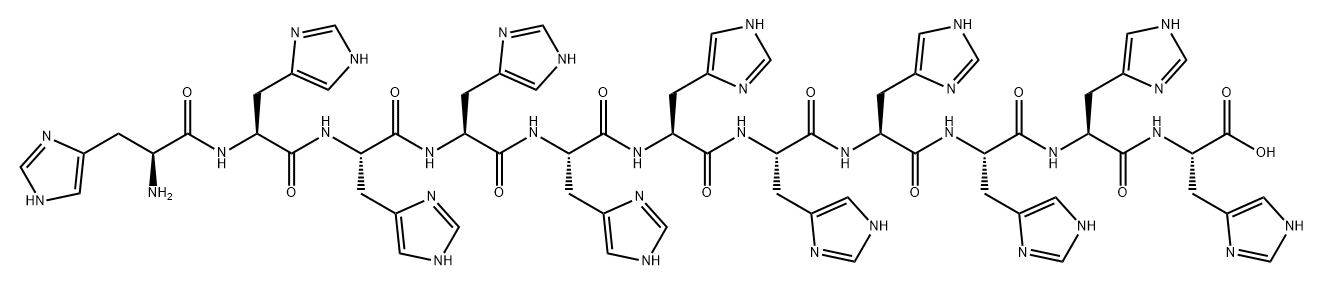 L-Histidine, L-histidyl-L-histidyl-L-histidyl-L-histidyl-L-histidyl-L-histidyl-L-histidyl-L-histidyl-L-histidyl-L-histidyl- Structure