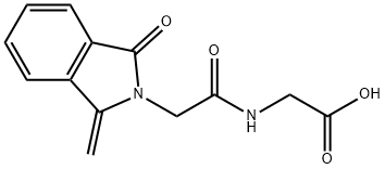 Glycine, N-[(1,3-dihydro-1-methylene-3-oxo-2H-isoindol-2-yl)acetyl]- (9CI) Structure