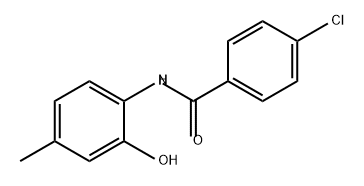 Benzamide, 4-chloro-N-(2-hydroxy-4-methylphenyl)- Structure