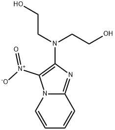 2,2''-((3-Nitroimidazo[1,2-a]pyridin-2-yl)azanediyl)diethanol Structure