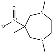 1,4,6-trimethyl-6-nitro-1,4-diazepane Structure