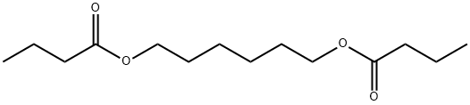 Butanoic acid, 1,6-hexanediyl ester (9CI) Structure