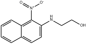 2-((1-Nitronaphthalen-2-yl)amino)ethanol 구조식 이미지