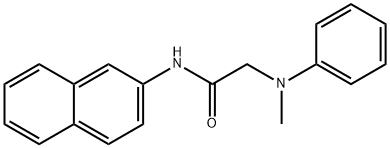 2-(Methyl(phenyl)amino)-N-(naphthalen-2-yl)acetamide 구조식 이미지