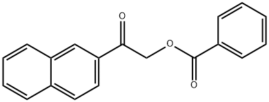 2-(Naphthalen-2-yl)-2-oxoethyl benzoate 구조식 이미지