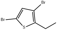 Thiophene, 3,5-dibromo-2-ethyl- 구조식 이미지