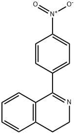 Isoquinoline, 3,4-dihydro-1-(4-nitrophenyl)- Structure